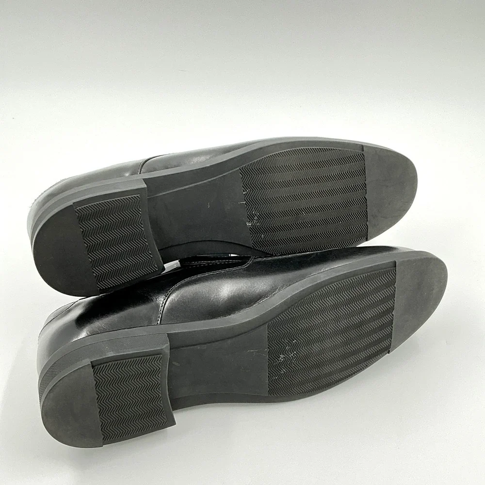 Nordstrom Rack Mens Size 13 Slip On Loafer Black Leather Ortholite NEW MSRP $60